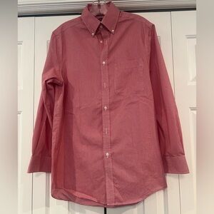 Jos. A. Bank Red Checkered Button Down Shirt